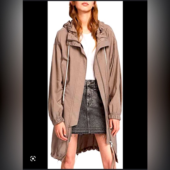 COPY -All SAINTS Calla Parka Small - Picture 1 of 8